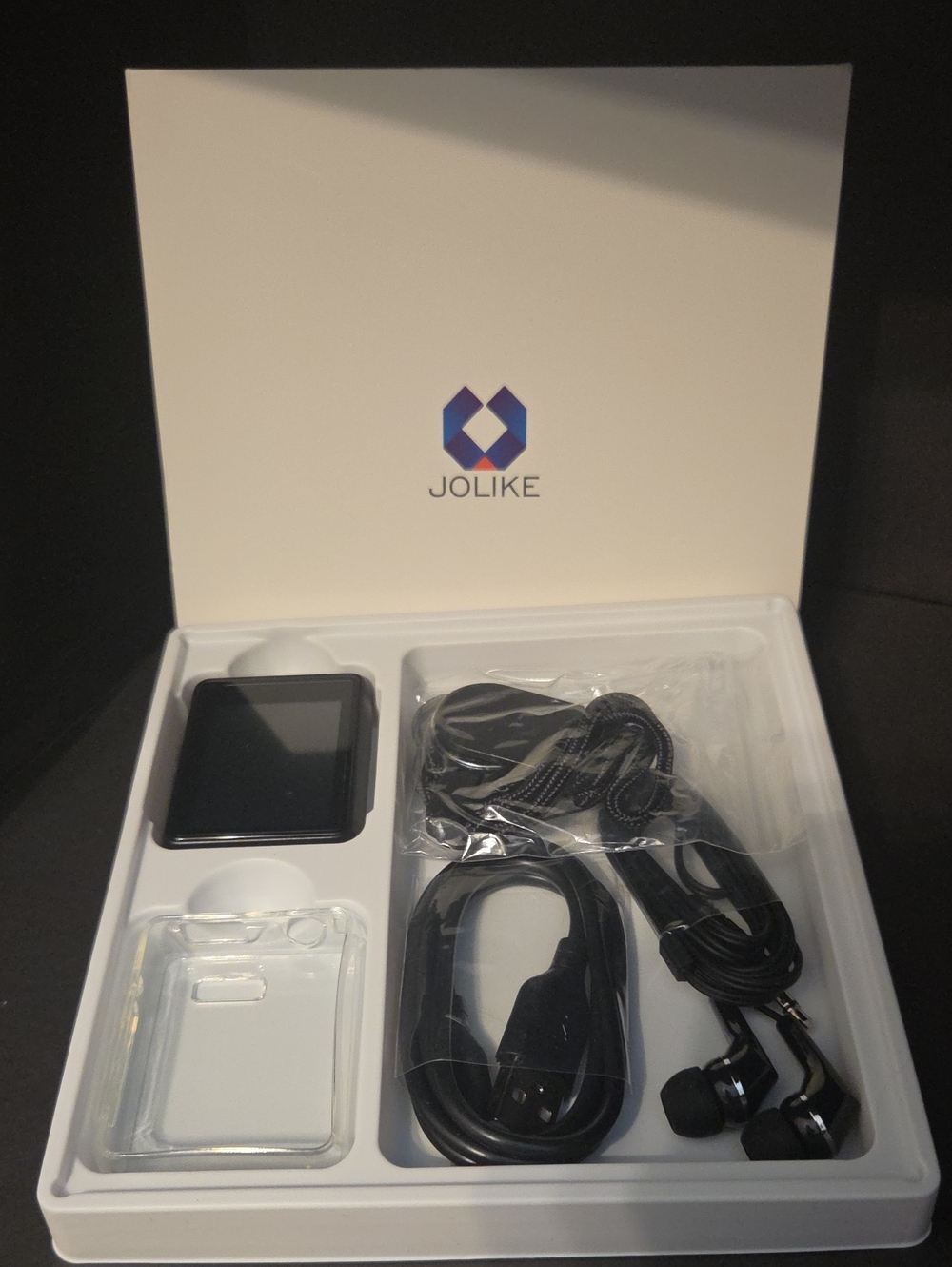 Jolike Black Portable MP3 Player with Earbuds